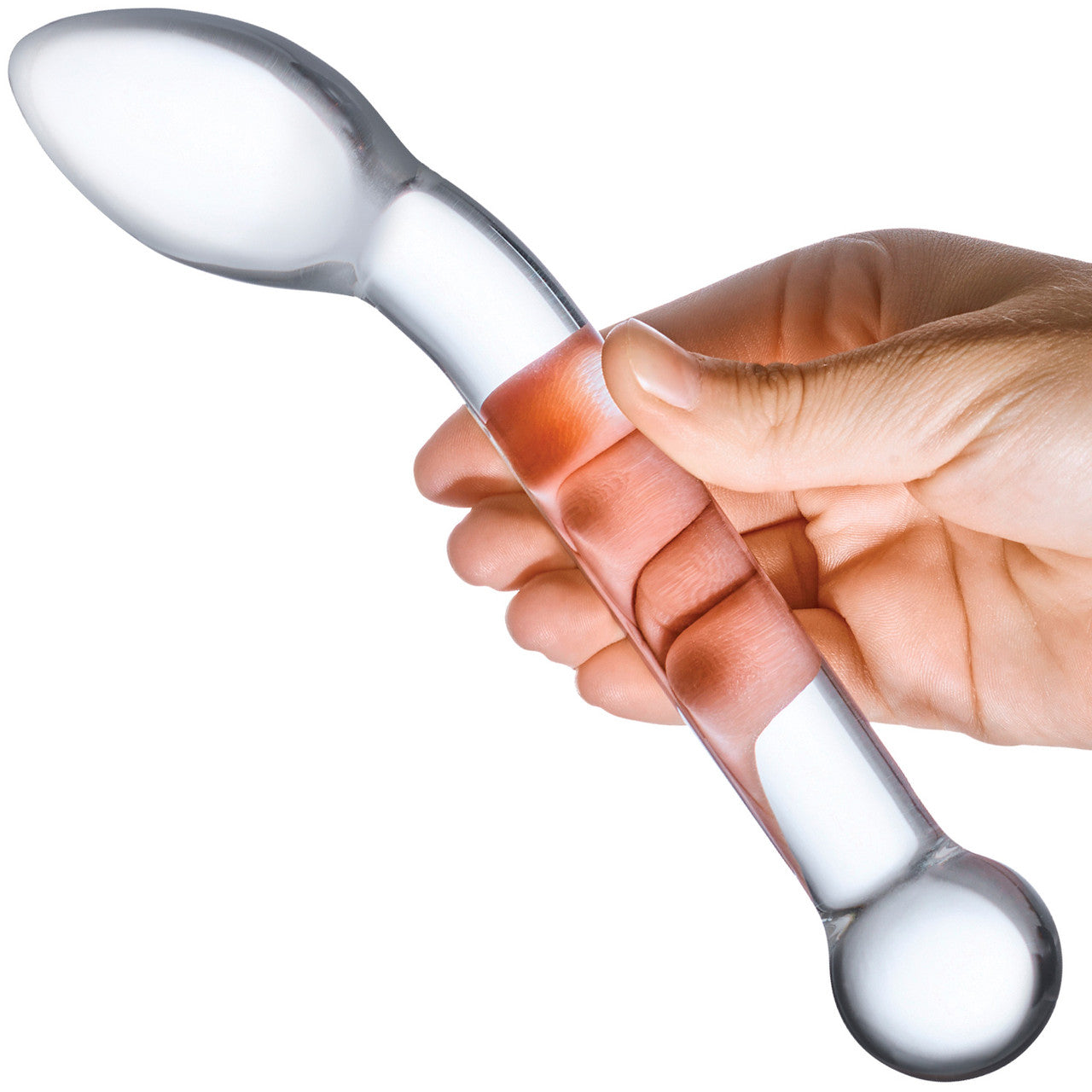 Gläs Slimline G-Spot Glass Dildo - Clear