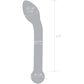 Gläs Slimline G-Spot Glass Dildo - Clear