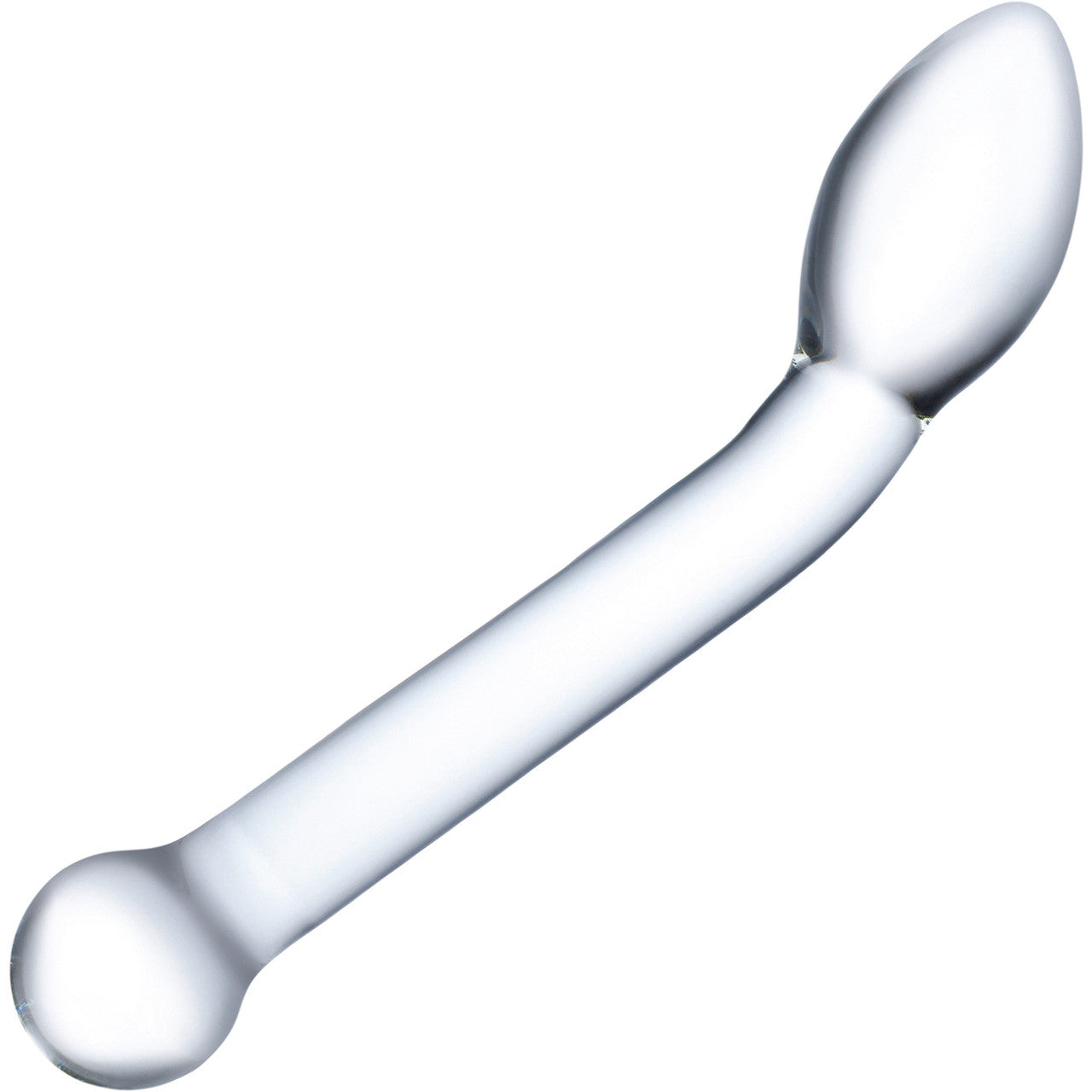 Gläs Slimline G-Spot Glass Dildo - Clear