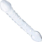 Gläs Double Trouble Glass Dildo - Clear