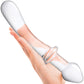 Gläs 9" Classic Curved Dual-Ended Glass Dildo - Clear