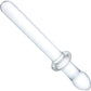 Gläs 9.25" Classic Smooth Dual-Ended Glass Dildo - Clear