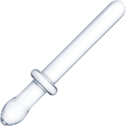 Gläs 9.25" Classic Smooth Dual-Ended Glass Dildo - Clear