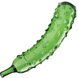 Gläs Caressing Cucumber 8.25" Glass Dildo
