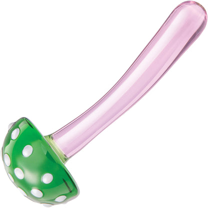Gläs Magic Mushroom Dildo 7.5" Glass Dildo
