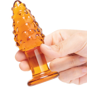 Gläs Cornstar  4" Glass Butt Plug