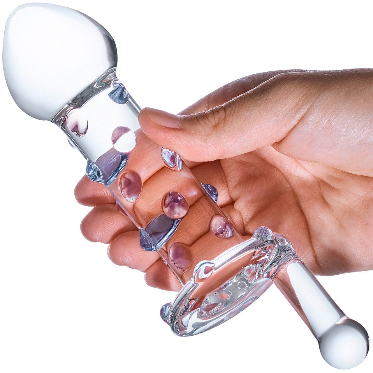 Gls Candy Land Glass Juicer Dildo - Pink & Blue Gls Candy Land Glass Juicer Dildo - Pink & Blue
