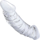 Gläs 10.5" Girthy Realistic Double Ended Glass Dildo - Clear