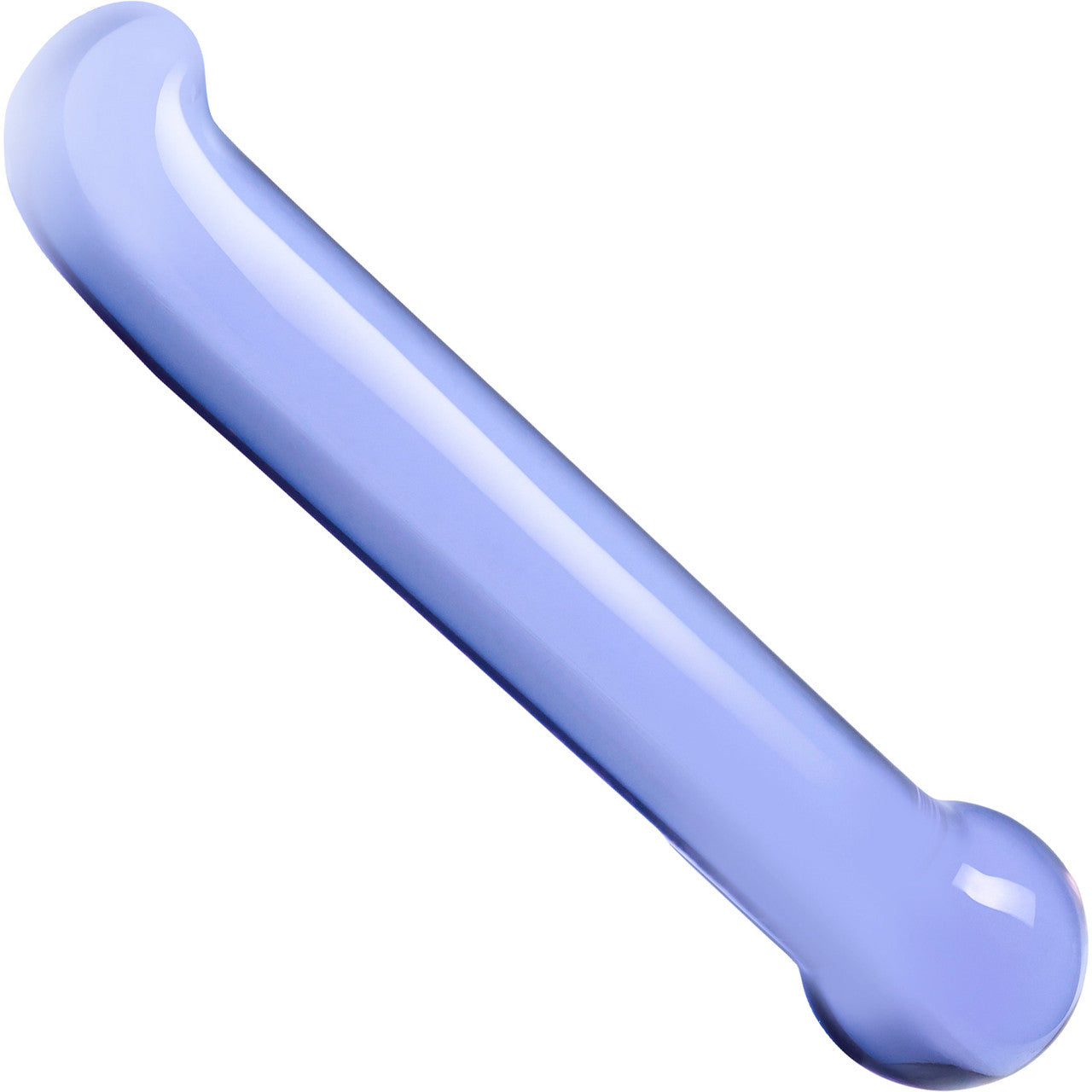 Gläs Purple G-Spot Tickler Glass Dildo