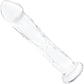 Gläs 12" Glass Dildo With Veins & Flat Base - Clear