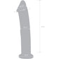 Gläs 12" Glass Dildo With Veins & Flat Base - Clear