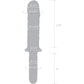 Gläs 11" Girthy Cock Double Ended Glass Dildo With Handle - Clear