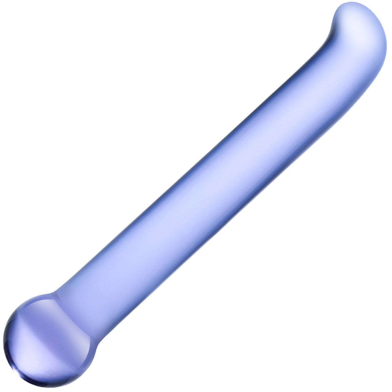 Gläs Purple G-Spot Tickler Glass Dildo