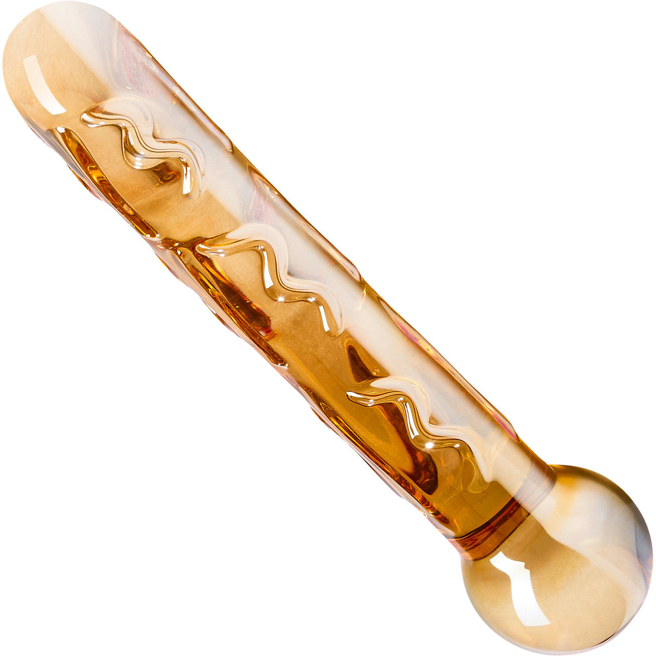 Gläs Orange Tickler Glass Dildo