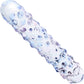 Gläs Purple Rose Nubby Glass Dildo