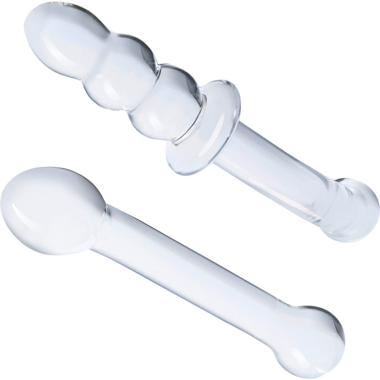 Gläs G-Spot Pleasure Dildo Set - Clear