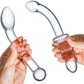 Gläs G-Spot Pleasure Dildo Set - Clear