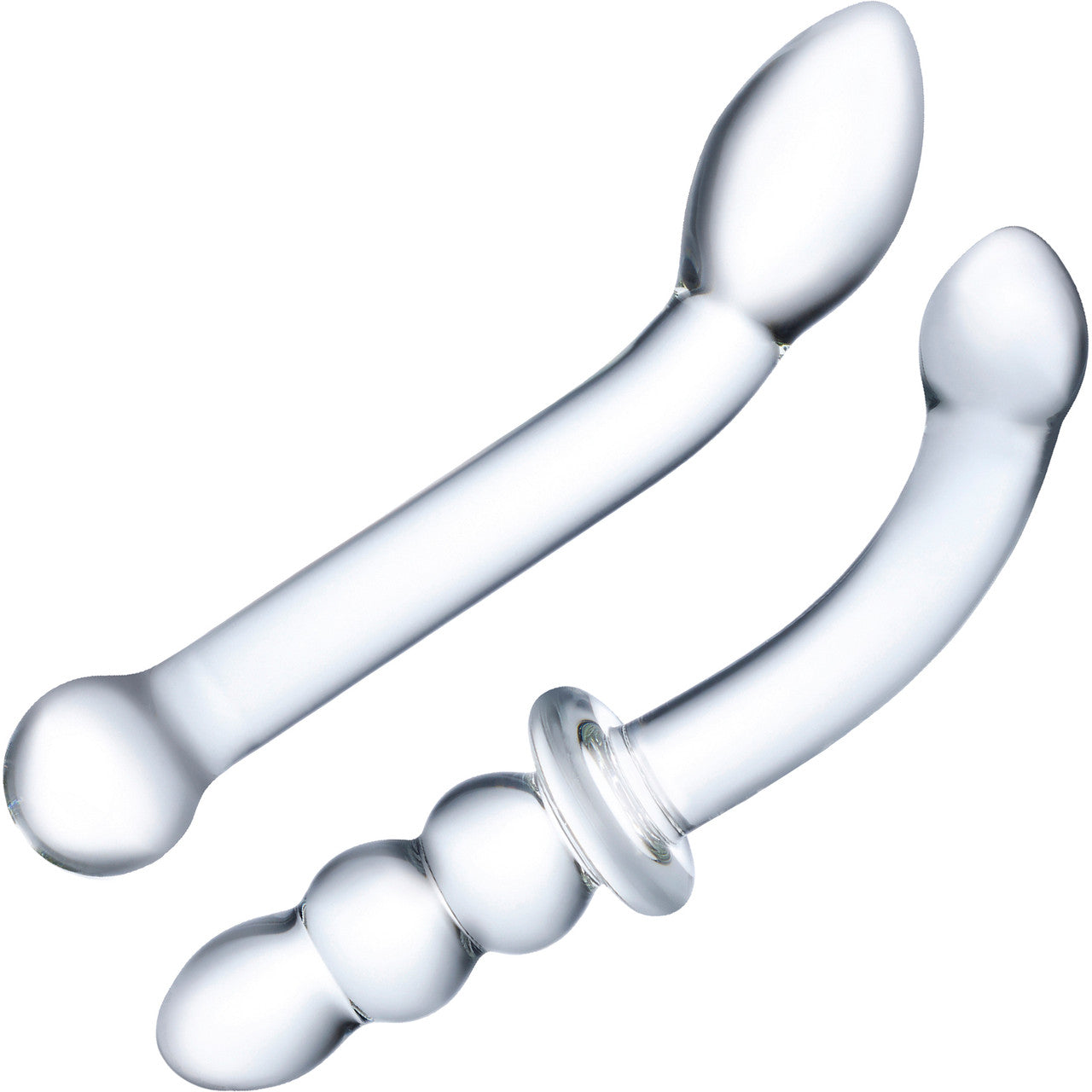 Gläs G-Spot Pleasure Dildo Set - Clear