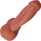The Goalie 5.25 Inch Silicone Realistic Dual Density Dildo With Balls & Suction Cup Base By Fukena