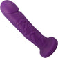 Goliath Super Soft Silicone Dildo With Suction Cup & Bullet Vibe by Tantus - Amethyst