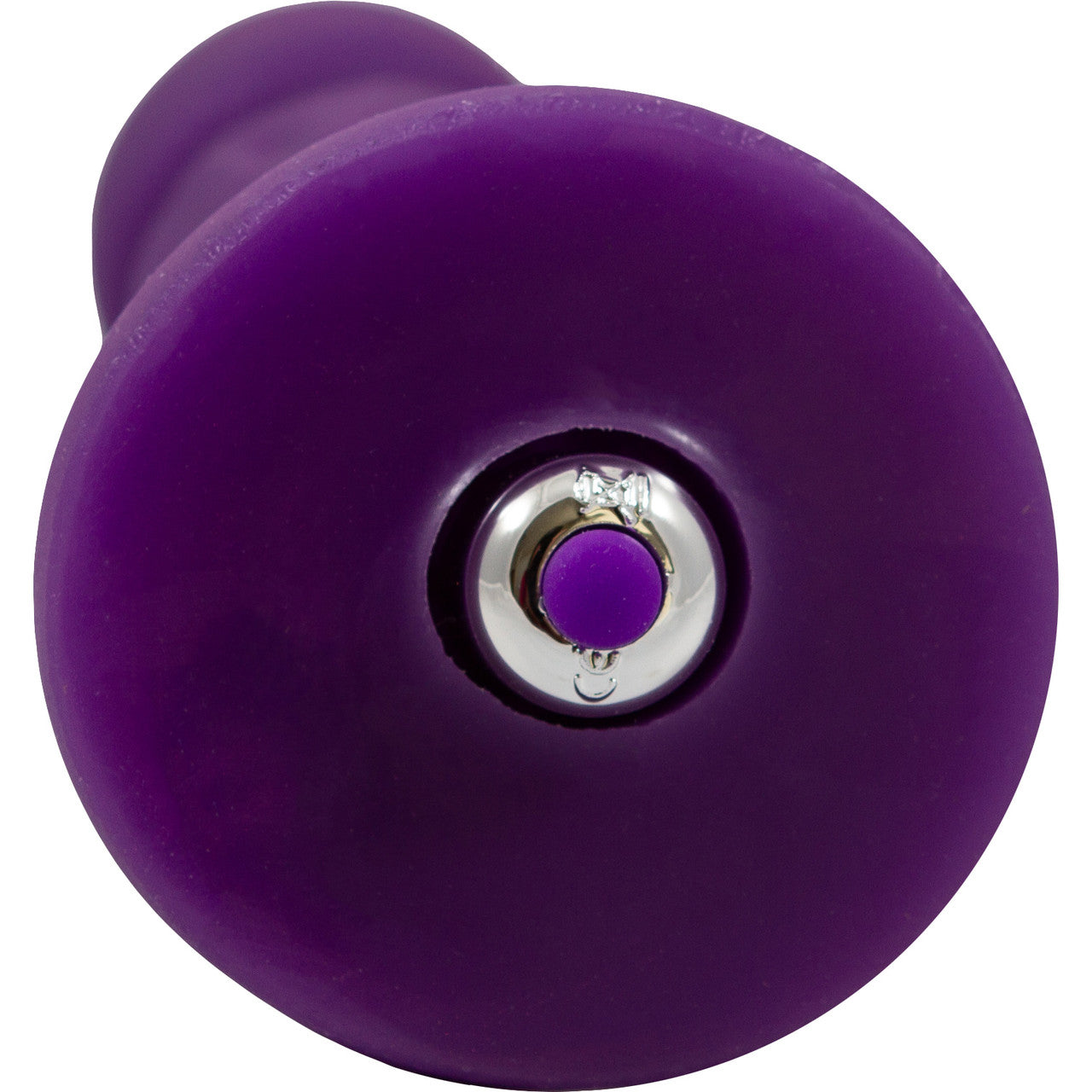 Goliath Super Soft Silicone Dildo With Suction Cup & Bullet Vibe by Tantus - Amethyst