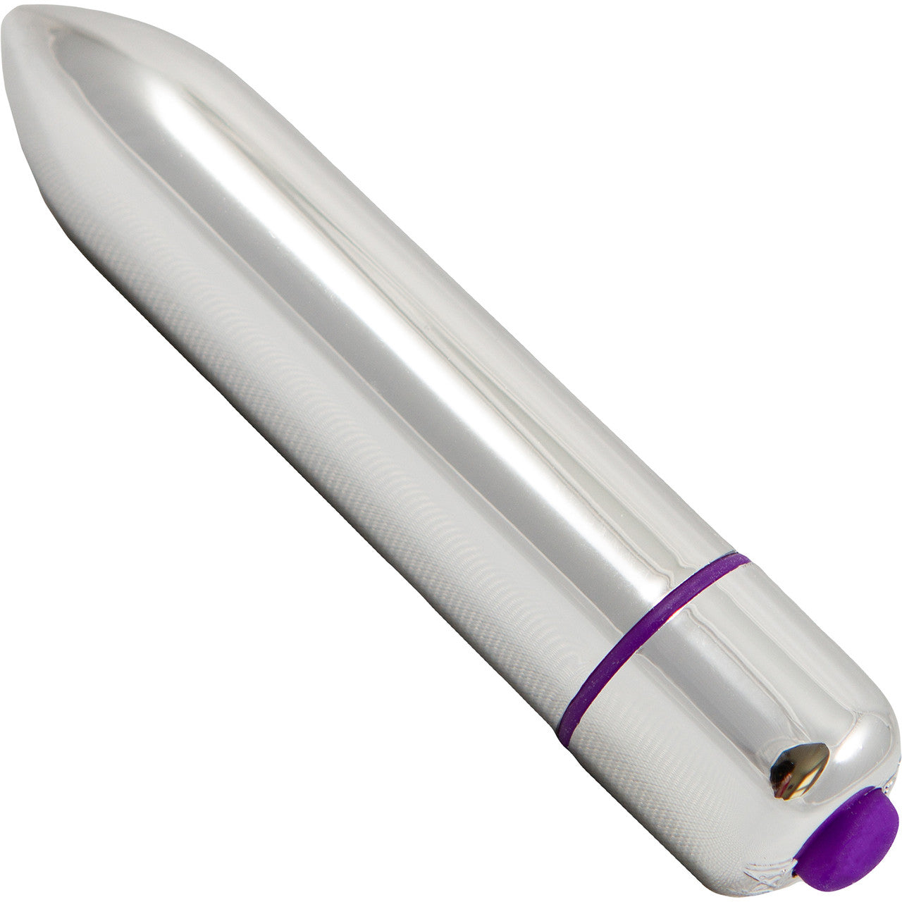 Goliath Super Soft Silicone Dildo With Suction Cup & Bullet Vibe by Tantus - Amethyst