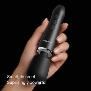 DOXY GO Ultra Compact Cordless Powerful Travel Sized Massage Wand - Infographic