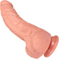 The Grower 7 Inch Silicone Posable Realistic Dual Density Dildo With Balls & Suction Cup Base By Fukena