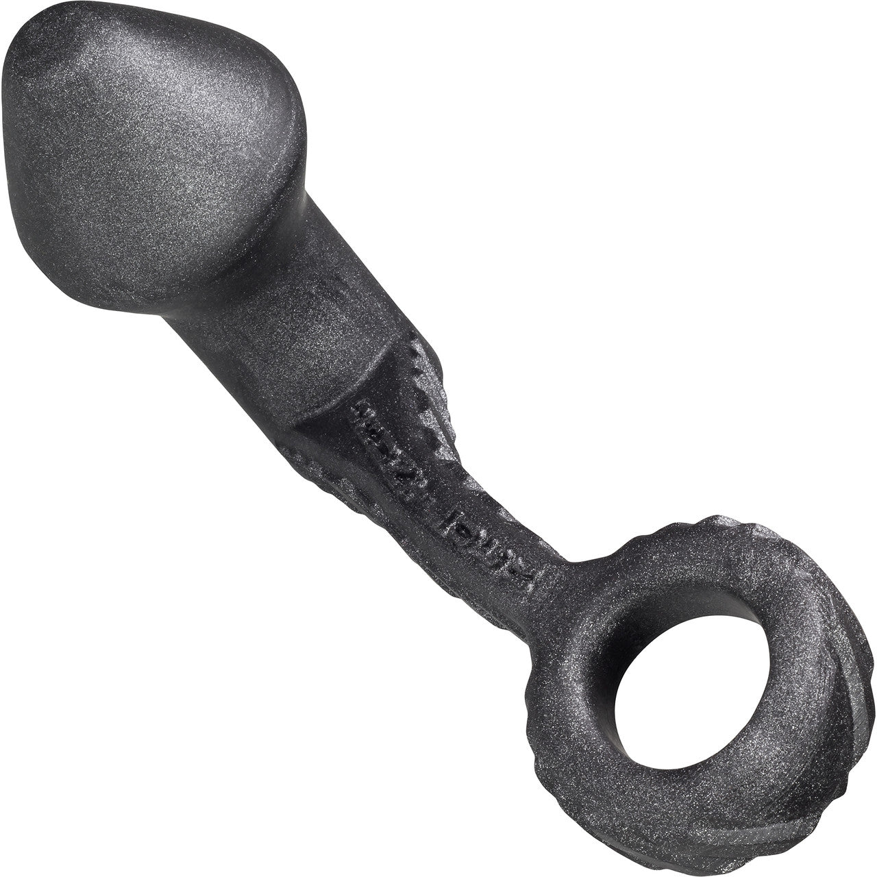 Oxballs Gruntlock Asslock Cock Ring & Butt Plug - Smoke Metallic