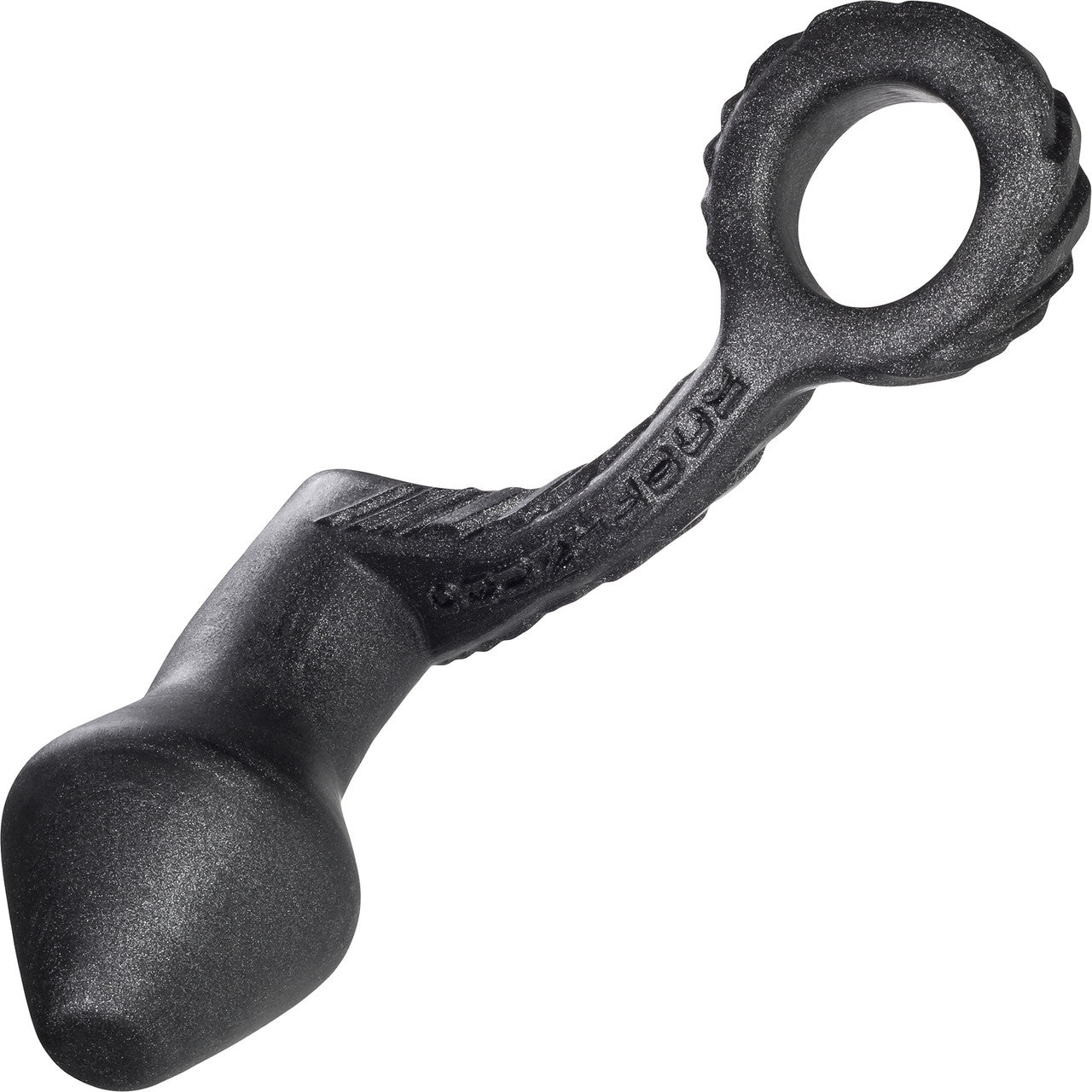 Oxballs Gruntlock Asslock Cock Ring & Butt Plug - Smoke Metallic