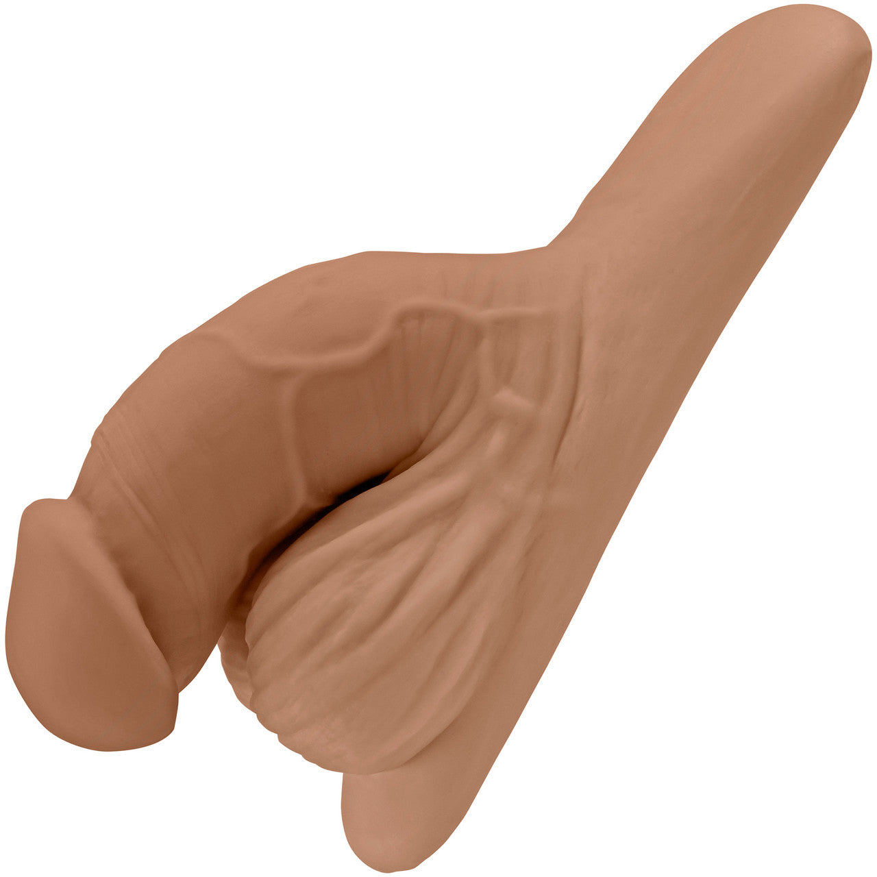 Gender X 4" Squishy Penis Packer - Caramel