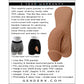 Gender X 4" Squishy Penis Packer - Caramel