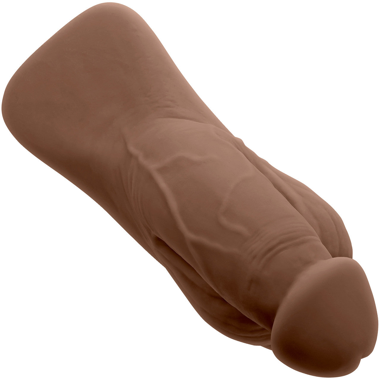 Gender X 4" Squishy Penis Packer - Chocolate