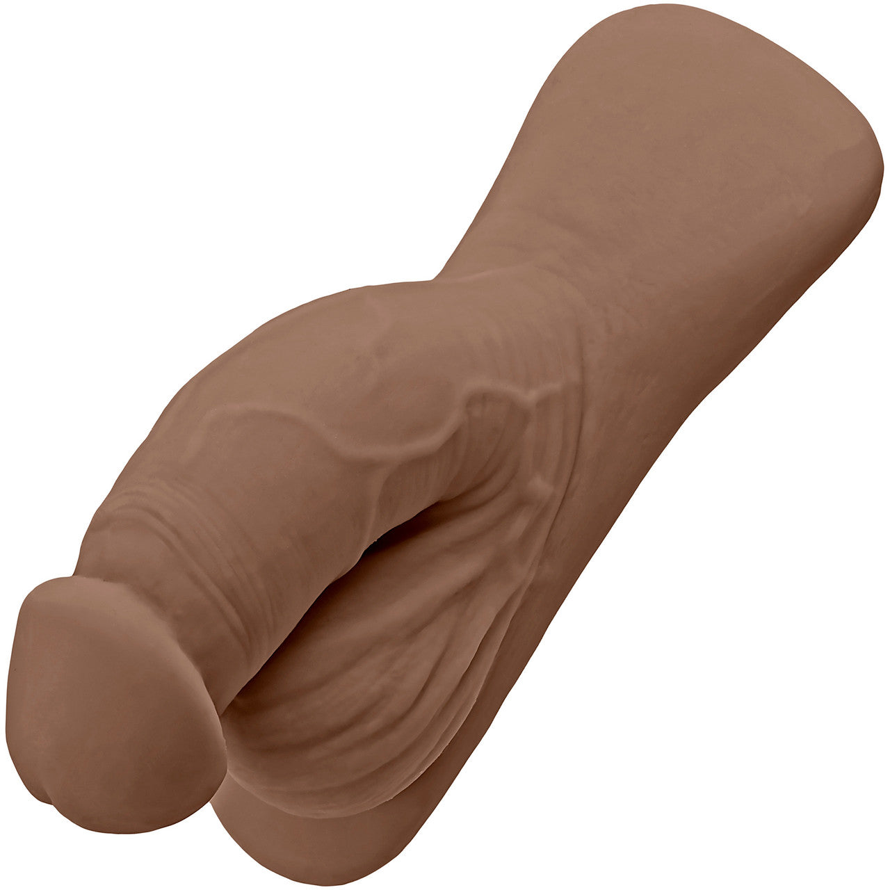 Gender X 4" Squishy Penis Packer - Chocolate