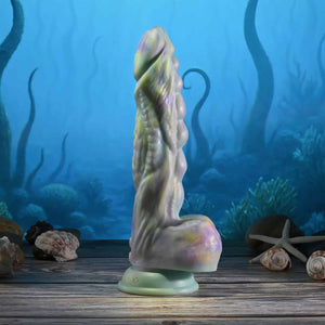 Gender X Monster's Ball Rechargeable Silicone Thrusting Vibrating Dildo With Remote