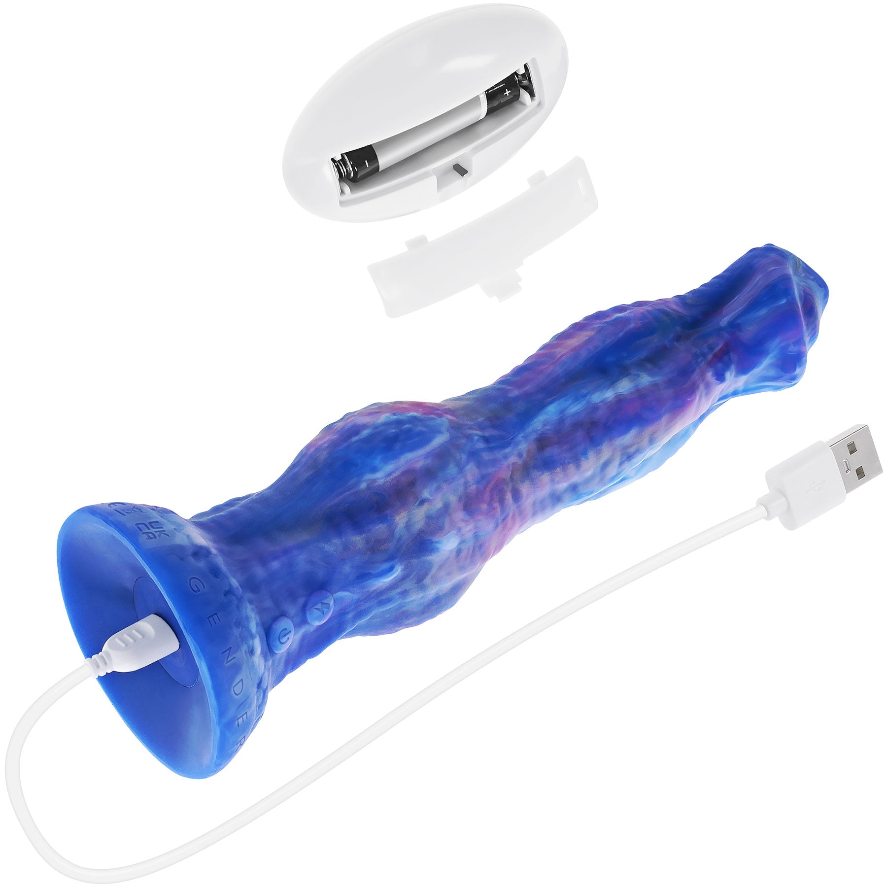 Gender X Wildest Dreams 8.75" Silicone Thrusting Vibrating Dildo With Remote