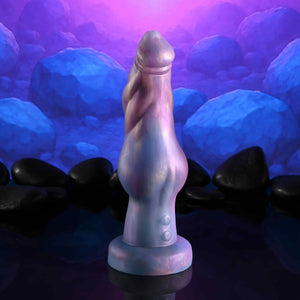 Gender X Imaginary Friend 7.75" Silicone Rechargeable Vibrating Dildo With Remote