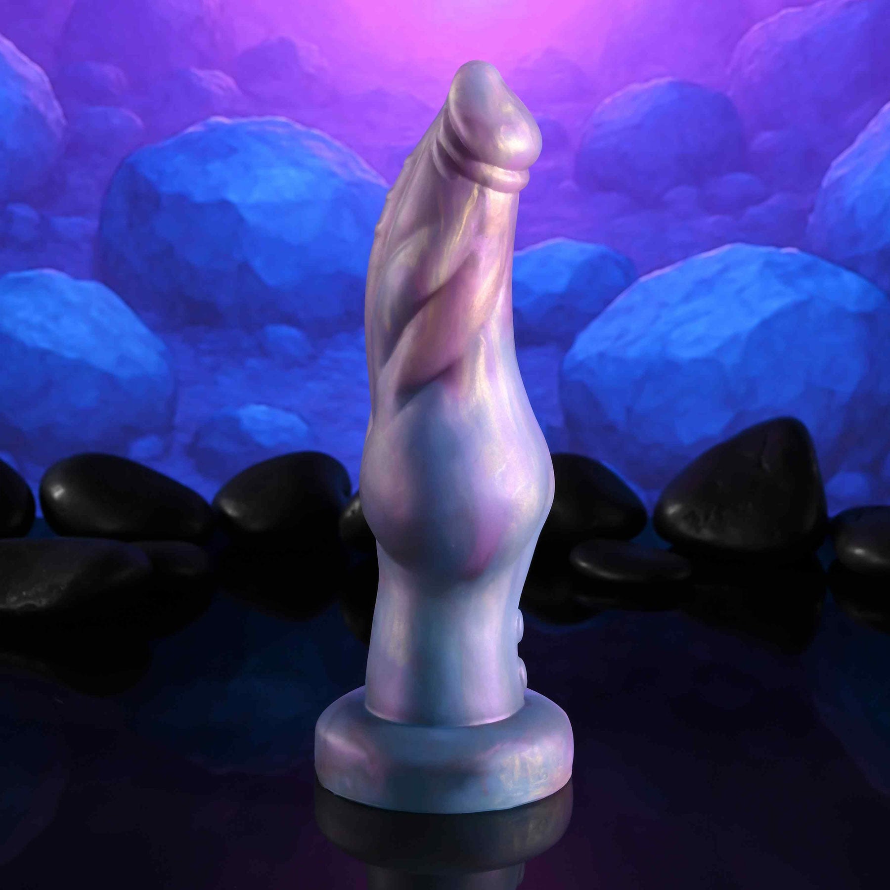 Gender X Imaginary Friend 7.75" Silicone Rechargeable Vibrating Dildo With Remote