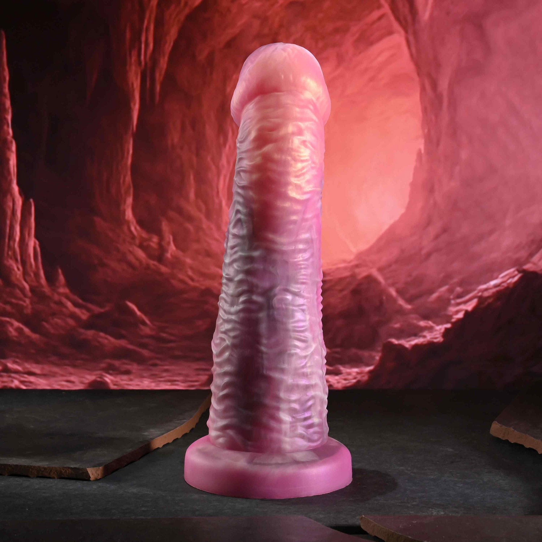 Gender X Whimsical 8.25" Silicone Thrusting Vibrating Dildo With Remote