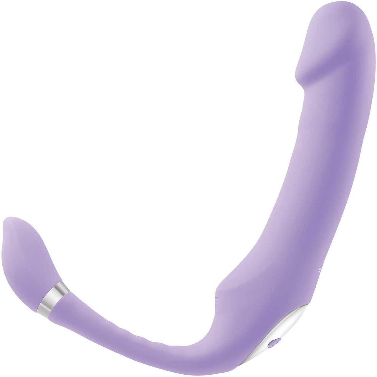 Gender X Orgasmic Orchid Rechargeable Silicone Vibrator With Flexible Clitoral Stimulator - Purple