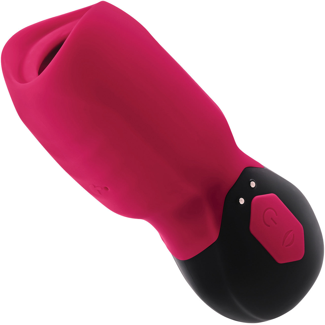 Gender X Body Kisses Rechargeable Silicone Vibrating Suction Massager - Red