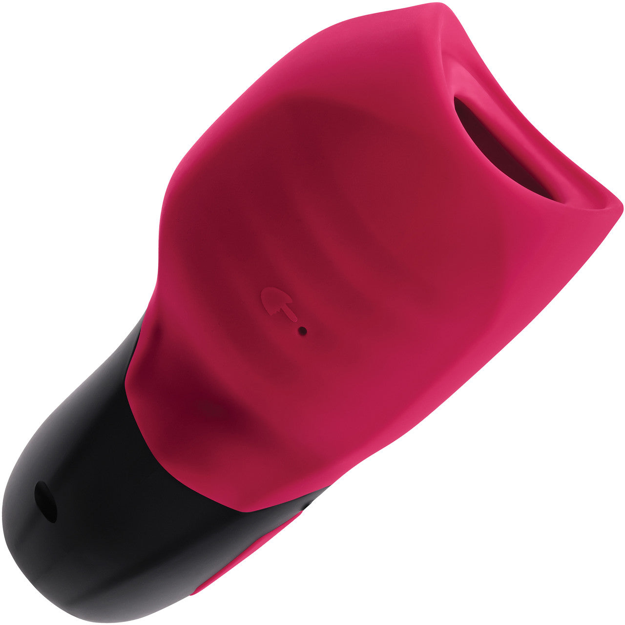 Gender X Body Kisses Rechargeable Silicone Vibrating Suction Massager - Red