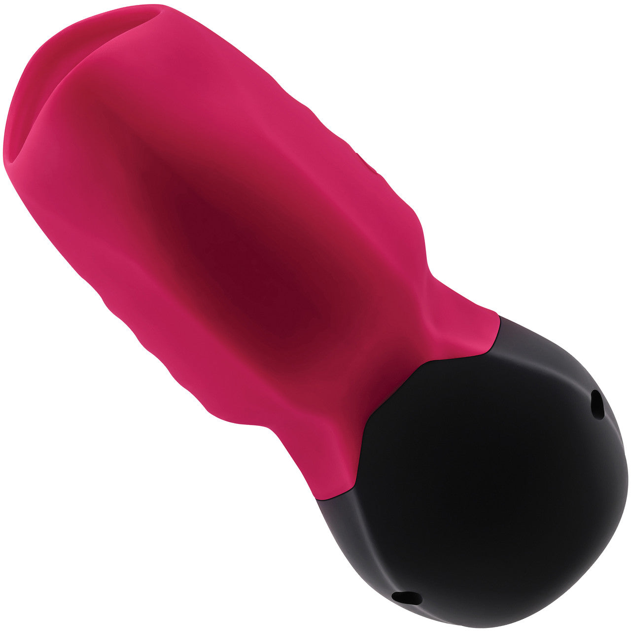 Gender X Body Kisses Rechargeable Silicone Vibrating Suction Massager - Red