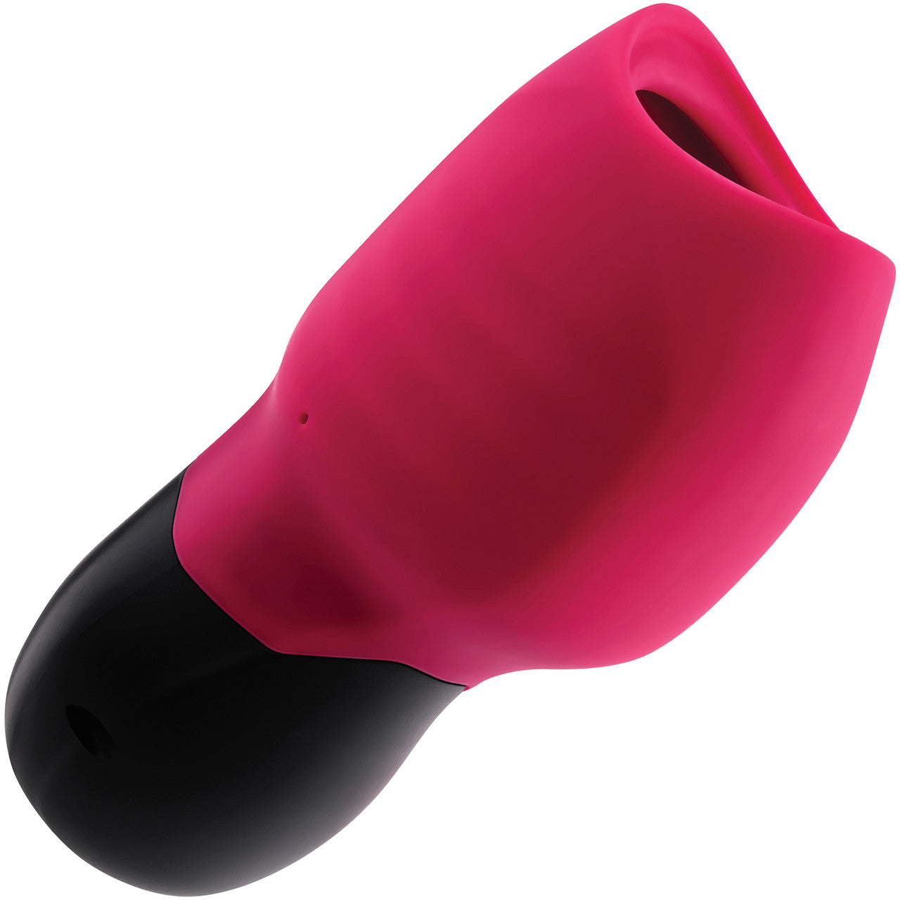 Gender X Body Kisses Rechargeable Silicone Vibrating Suction Massager - Red