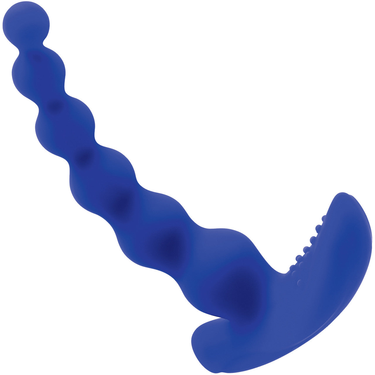 Gender X Beaded Pleasure Rechargeable Waterproof Silicone Vibrating Anal Beads With Remote - Blue