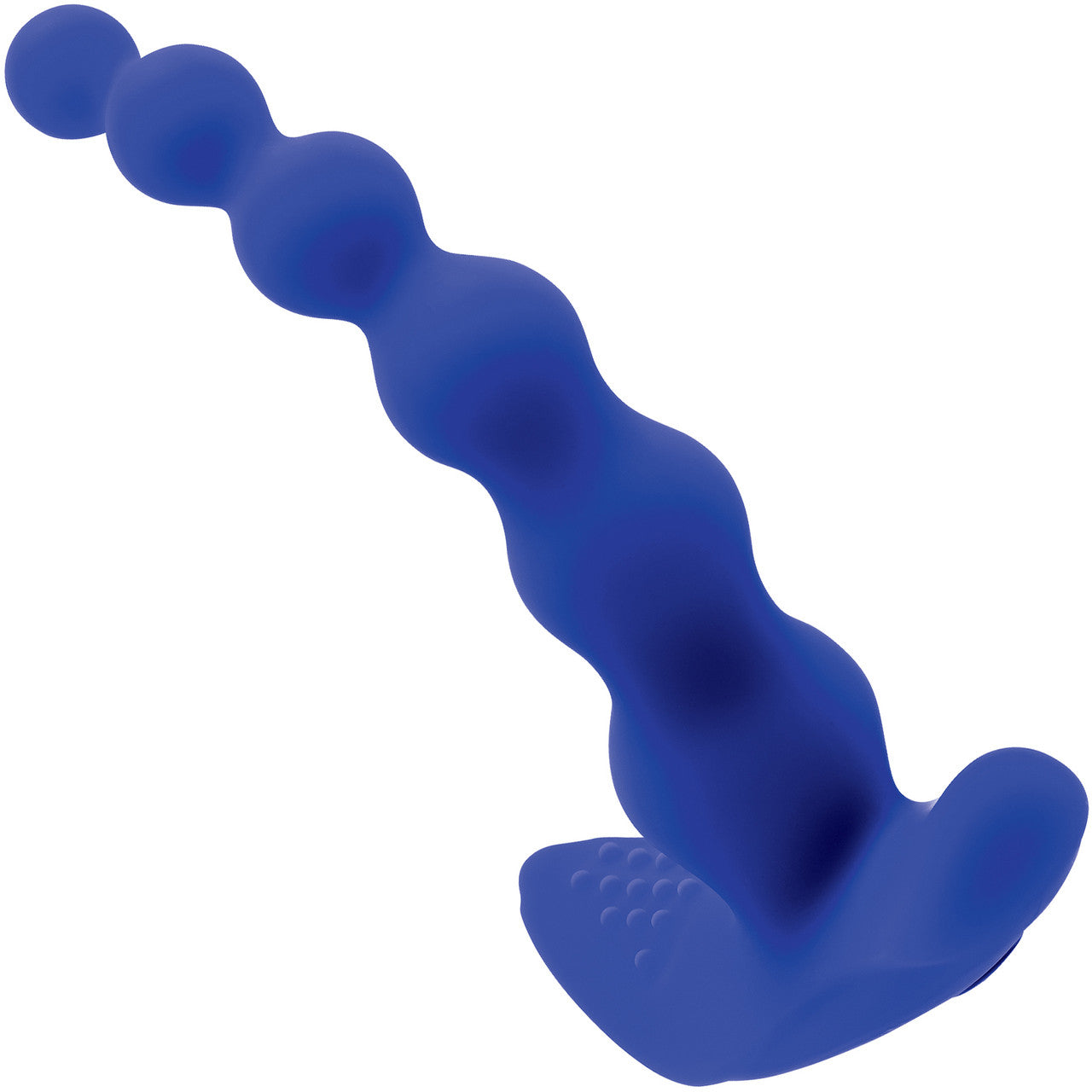 Gender X Beaded Pleasure Rechargeable Waterproof Silicone Vibrating Anal Beads With Remote - Blue