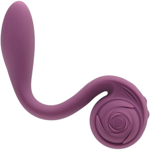 Gender X Poseable You Rechargeable Waterproof Silicone Dual Stimulation Vibrator - Purple