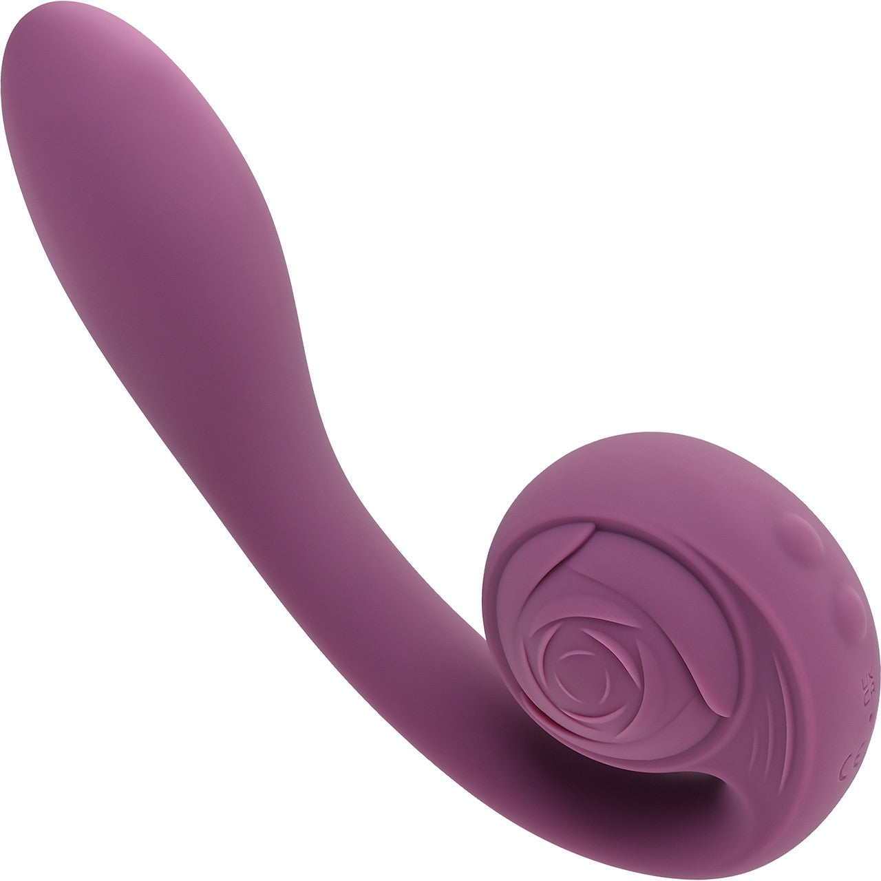 Gender X Poseable You Rechargeable Waterproof Silicone Dual Stimulation Vibrator - Purple