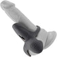 Gender X Undercarriage Rechargeable Silicone Waterproof Vibrating Cock Ring - Gray