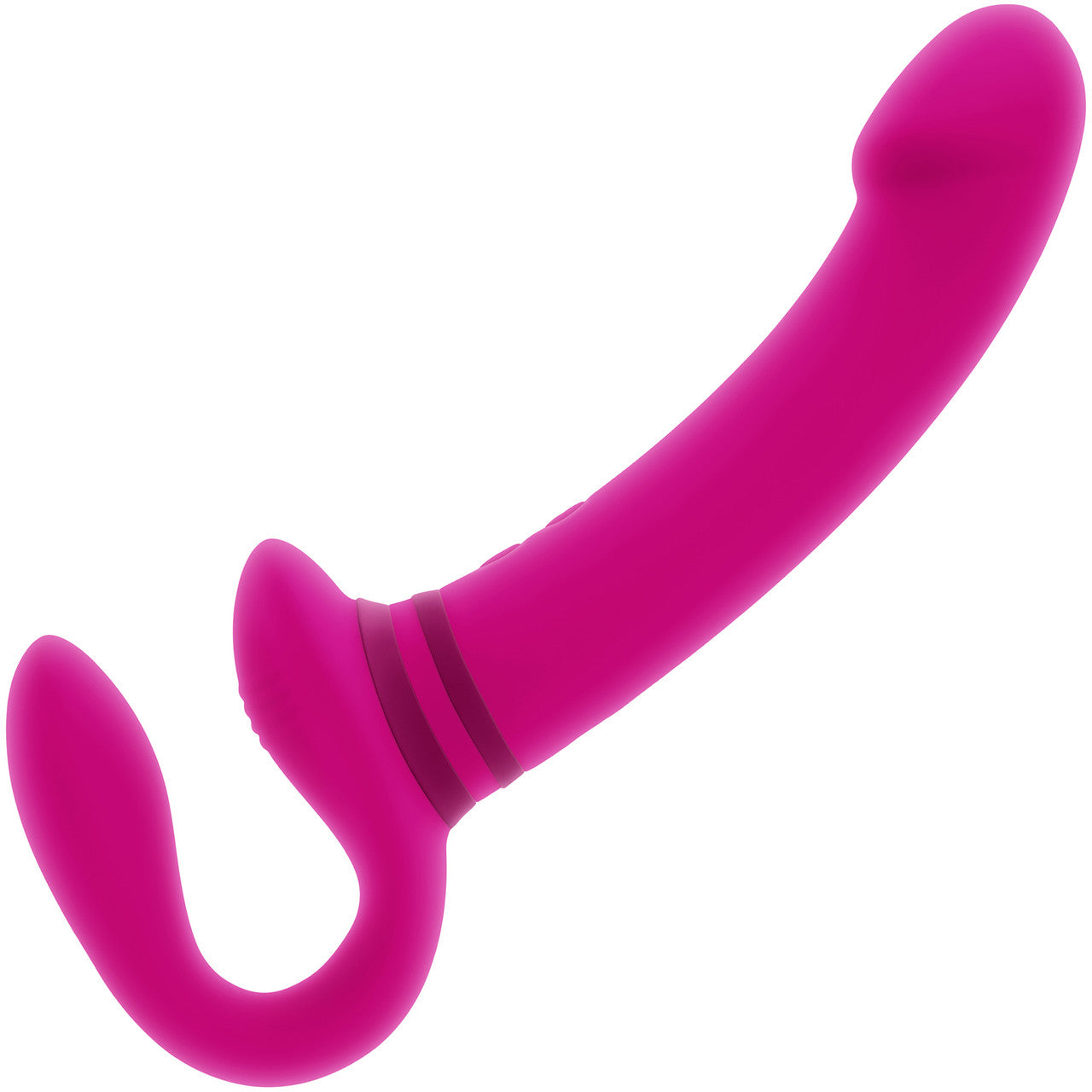 Gender X Sharing Is Caring Rechargeable Waterproof Silicone Vibrating Strapless Strap-On Dildo